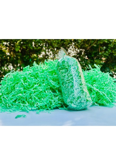 Yeşil Z Zigzag Kırpık Kağıt 50 Gr Hediye Kutu İçi Dolgu & Süsleme