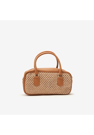 D44 Camel Omuz Çantası Kadın India Bag Piumelli Milano