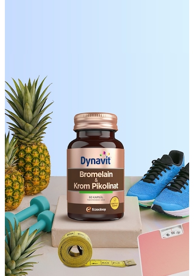 Dynavit Bromelain Krom Pikolinat 60 Kapsül