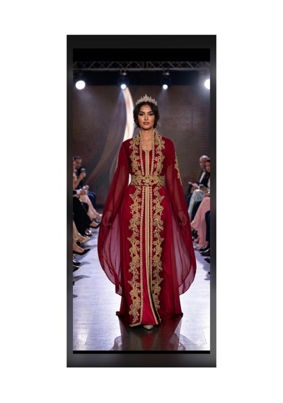 Moda Yöresel Kadın Kemerli Düğün Kaftan Abiye 2li Takım Kırmızı Kırmızı