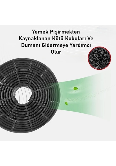 Silverline İle Uyumlu 2250 Basic 60 Davlumbaz Aspiratör Karbon Filtresi