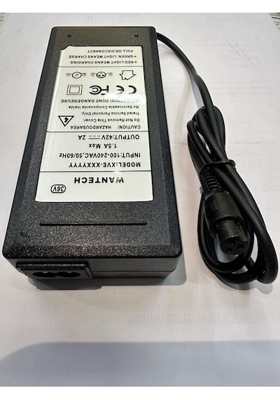 42 volt 2 amper adaptör 42 volt 3 pinli adaptör 42 volt elektrikli scooter adaptörü 42 volt 2 amper 3 pinli ginger adaptörü