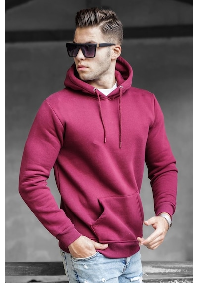 Madmext Bordo Erkek Sweatshirt 5339 Bordo