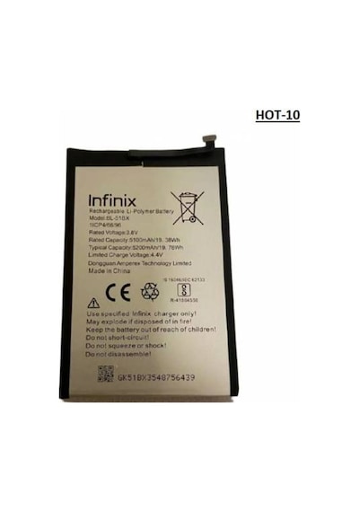 Infinix Hot 10 Pil Batarya Bl-51Bx