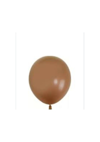 Kahve Mokka Rengi Balon 10 Adet Mocca Renk 12 İnç Kahverengi Kahverengi