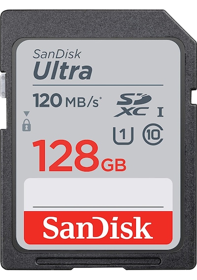 Sandisk SDSDUN4-128G-GN6IN Ultra 128 GB SDHC/SDXC 120MB/s Class 10 UHS-I Hafıza Kartı