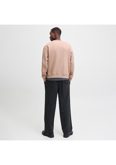 Jack & Jones Jack&jones Star Basic Erkek Bej Sweatshirt Bej