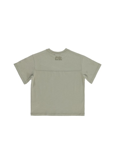 Civil Boys Basic Flamlı 6-9 Yaş Tişört - Gri