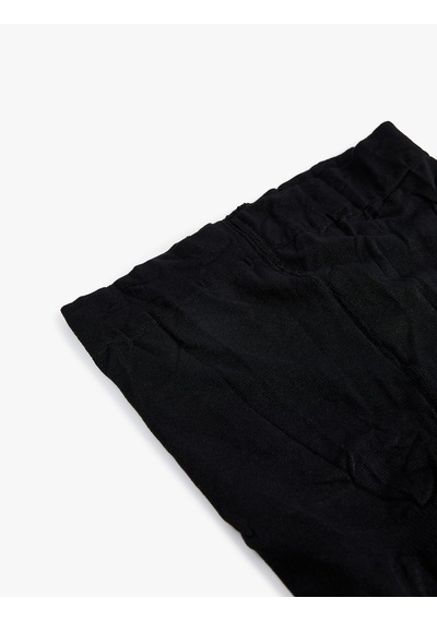 Koton 20 Den Push Up Korseli Külotlu Çorap Siyah 7wak80256aa