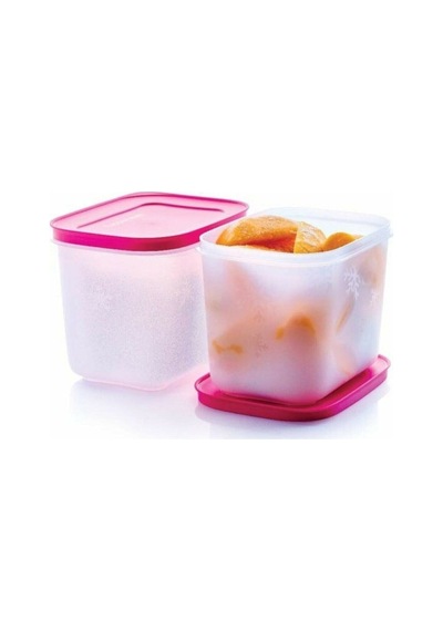 Tupperware Alaska Set 2'li Set Pembe Kapak Çok Renkli
