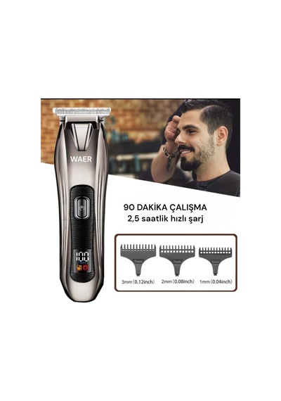 Wear WA-2036 Profesyonel Kullanıma Uygun Saç ve Sakal Kesme Makinesi