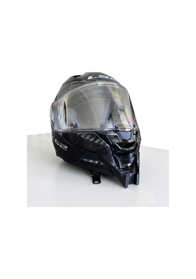 Ls2 Vector 2 Uyumlu Aksiyon Kamera Aparatı - Kask Çene Bağlantı Aparatı Siyah