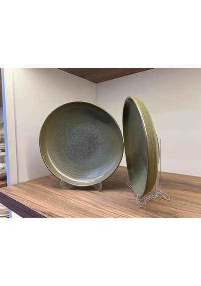 2'li Adelfa Ripple Deep Plate 26 Cm 1000 Cc Ana Yemek / Şef Sunum / Sulu Yemek / Bowl Servis Tabağı Çok renkli