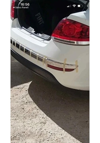 Fiat Linea Krom Arka Tampon Krom Çıtası 3 Parça 2012 Üzeri