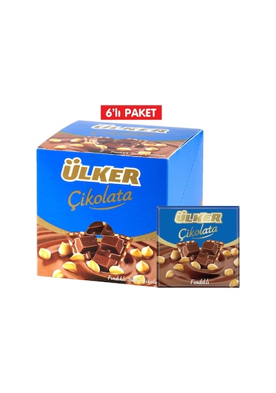 Ülker Fındıklı Sütlü Çikolata 6 x 65 G