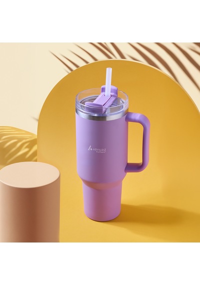 Aryıldız Protherm Flow Up Termos Lila 900 Ml Renkli