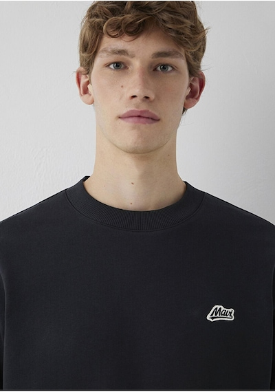 Mavi M0s10611-80022 Mavi Logo Sweatshırt Antrasit Erkek Sweatshirt