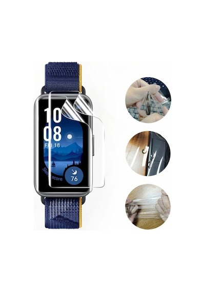 Xiaomi Smart Band 10 Uyumlu 3 Adet Şeffaf Ultra Koruyucu Nano Jelatin