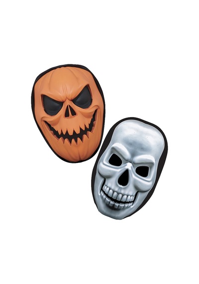 Halloween Balkabağı Ve Kuru Kafa Maske Seti Karton 2 Li Tüm Yaşlar