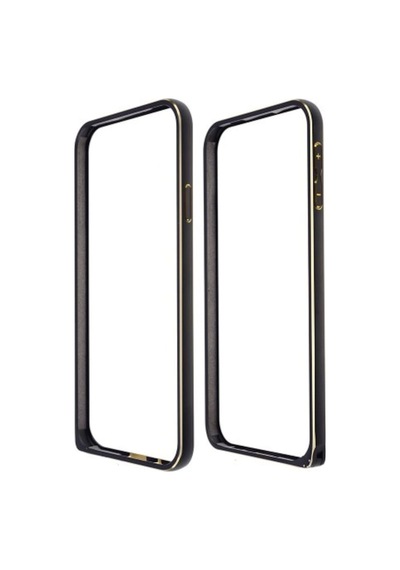 Samsung Uyumlu Galaxy E5 Metal Çerçeve Kilif Bumber 161600956 - Renk / Gold