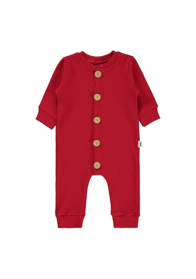 Civil Baby Bebek Patiksiz Tulum 1-6 Ay Kırmızı 08958232823s1-7 Kırmızı