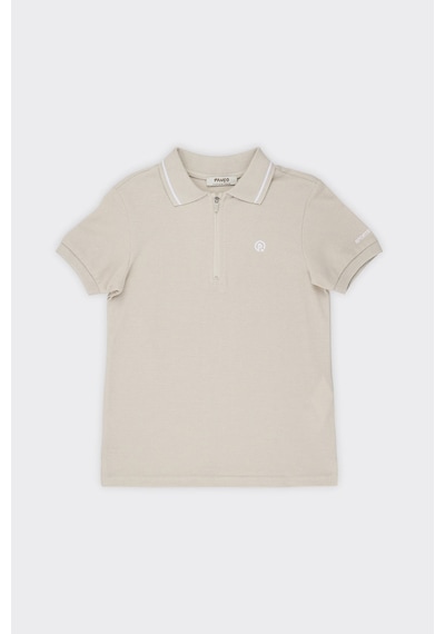 Erkek Çocuk Bej Polo Yaka Tişört Çok Renkli 2311BK05076
