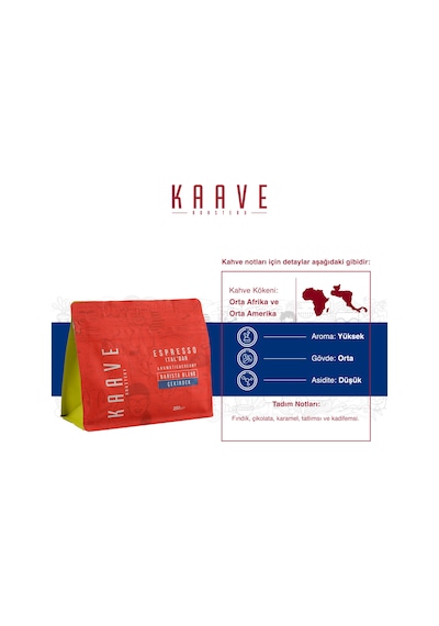 Espresso Ital'bar 250 Gr + Espresso Caffe Crema 250 Gr 2'li Tanışma Paketi Çekirdek Kahve