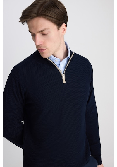 D's Damat Ds Damat Regular Fit Lacivert Petek Örgü Kazak 5hf063902155m 101