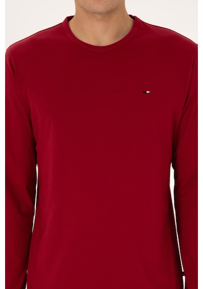 U.s. Polo Assn. Erkek Bordo Pijama Takım 50318612-vr014 Bordo