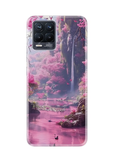 Realme 8 - 8 Pro Kılıf Boutique Baskılı Resimli Şelale Pcode -033
