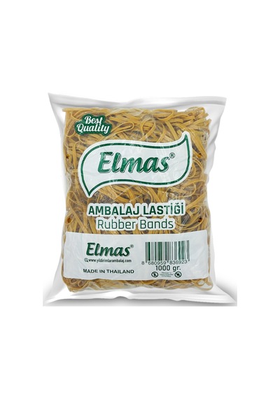180 X 5 Mm Elmas Ambalaj Lastiği 30 Paket X 1000 Gram Koli