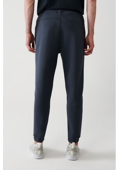 Avva Antrasit Eşofman Altı Esnek Yumuşak Doku İnterlok Kumaş Lastikli Paça Unisex Standart Fit Normal Kesim   B003400 Antrasit