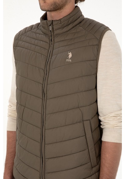 U.s. Polo Assn. Erkek Vizon Yelek Dokuma 50312012-vr052 Vizon