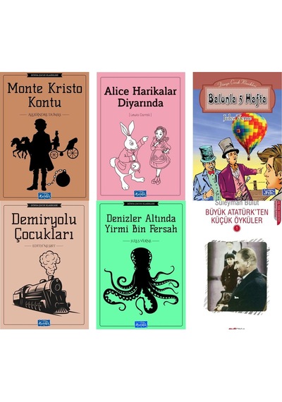 Büyük Atatürk'ten Küçük Öyküler 1 Set Kitabı