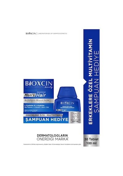 Bioxcın Men's Haır 30 Tablet+şampuan Hediyeli