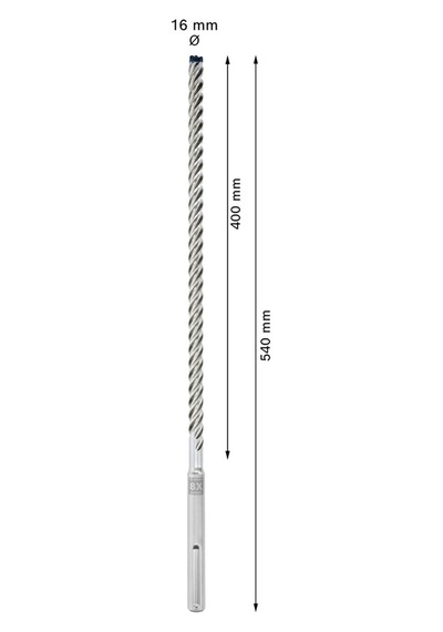 Bosch Expert 16 X 540 Mm 5 Li Yeni Sds Max-8x Delme Ucu 2608900262