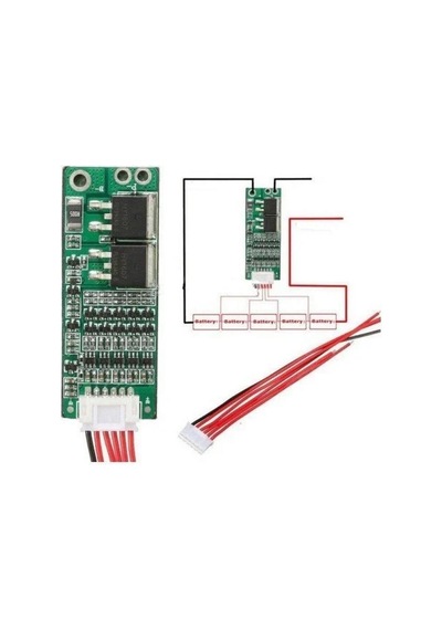 BMS 5S 15A Şarj ve Koruma Modülü