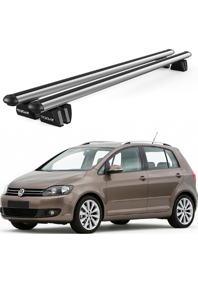 Pençe Volkswagen Golf Plus 2009-2014 Uyumlu Gri Ara Atkı Port Bagaj Tavan Barı