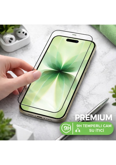 Apple iPhone 17 Uyumlu Anti Statik Ekran Koruyucu Toz Tutmayan Kırılmaz Cam
