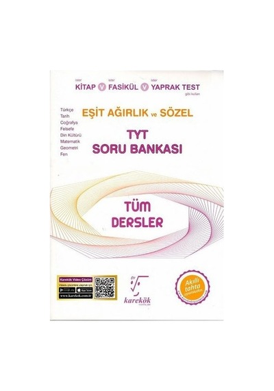 Tyt Tüm Dersler: Eşit Ağırlık Ve Sözel Soru Kitabı