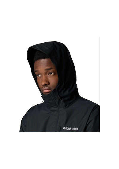 Columbia Hikebound Iı Jacket Siyah Erkek Outdoor Yağmurluk Wm2619 Siyah