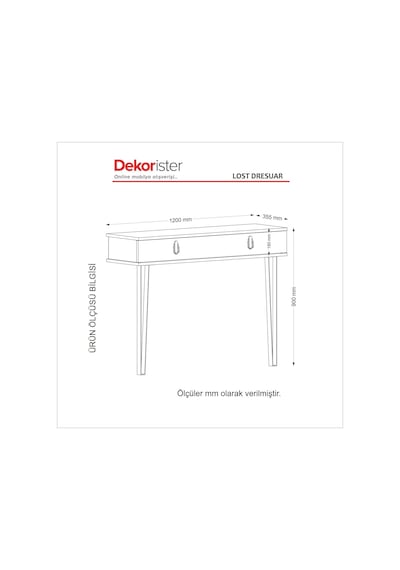 Dekorister Exclusive Lost Dresuar Ceviz
