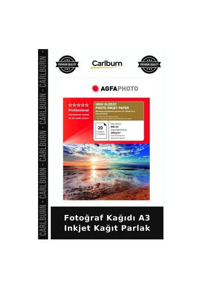 Delux Serisi Fotoğraf Kağıdı A3 Inkjet Kağıt Parlak Baskı Tabakası