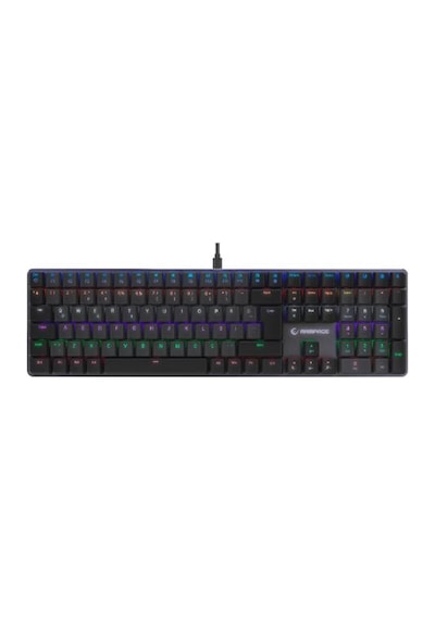 Rampage Granıte Pro Siyah-gri Low Profile Blue Swıtch Q Rainbow Mekanik Gaming Oyuncu Klavye