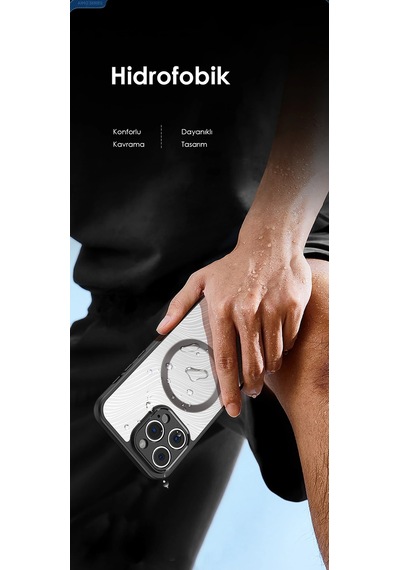 Dux Ducis Apple İphone Uyumlu 12 Pro Aimo Series Mag Safe Premium Buzlu Sert Pc-tpu Kılıf- 5775