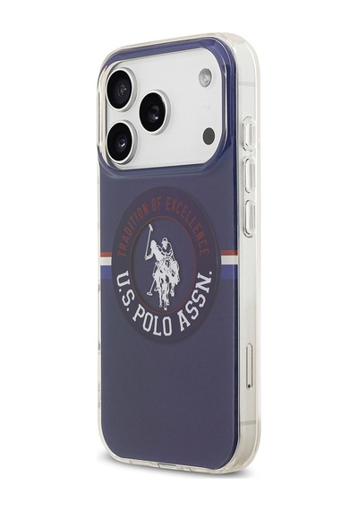 Apple Uyumlu iPhone 17 Pro Kılıf U.s. Polo Assn. Lisanslı M-safe Şarj Özellikli Iml Stripe Logolu Kapak Lacivert Lacivert