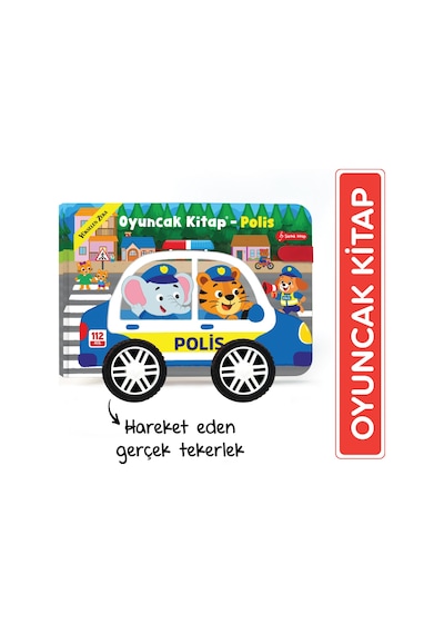 Oyuncak Kitap - Polis Gerçek Tekerlekli