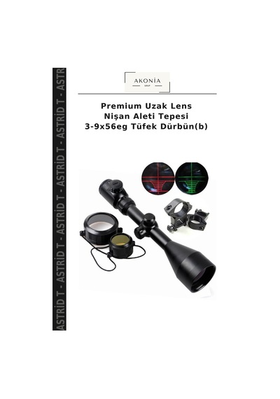 Premium Uzak Lens Nişan Aleti Tepesi 3-9x56eg Dürbün B