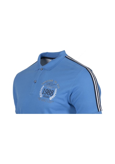 AR-MA Arma Erkek Slim Fit Polo Yaka Tişört Y9tyo7949 Mavi