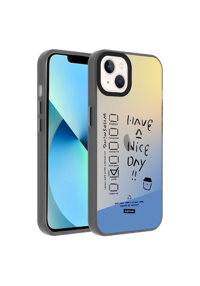 Apple Uyumlu iPhone 14 Kılıf Desenli Kamera Çıkıntılı Koruyucu
